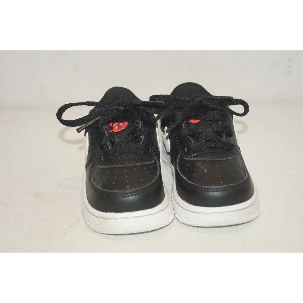 Nike Force 1 TD Sneaker Size 5C CN8541-001 Black White Baby Toddler